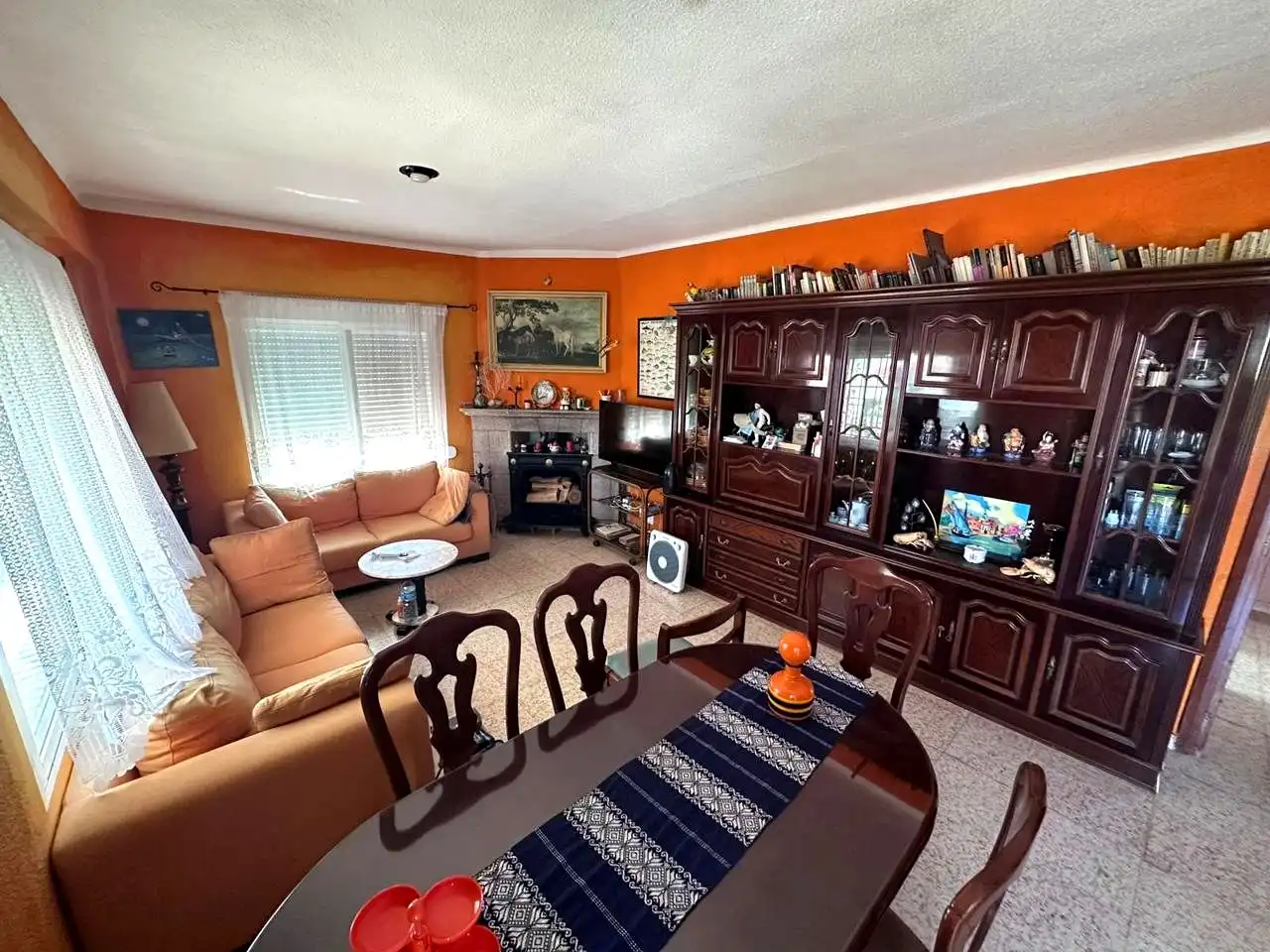 Sala de estar de Casa o chalet en venta en Borriol con Jardín privado y Terraza