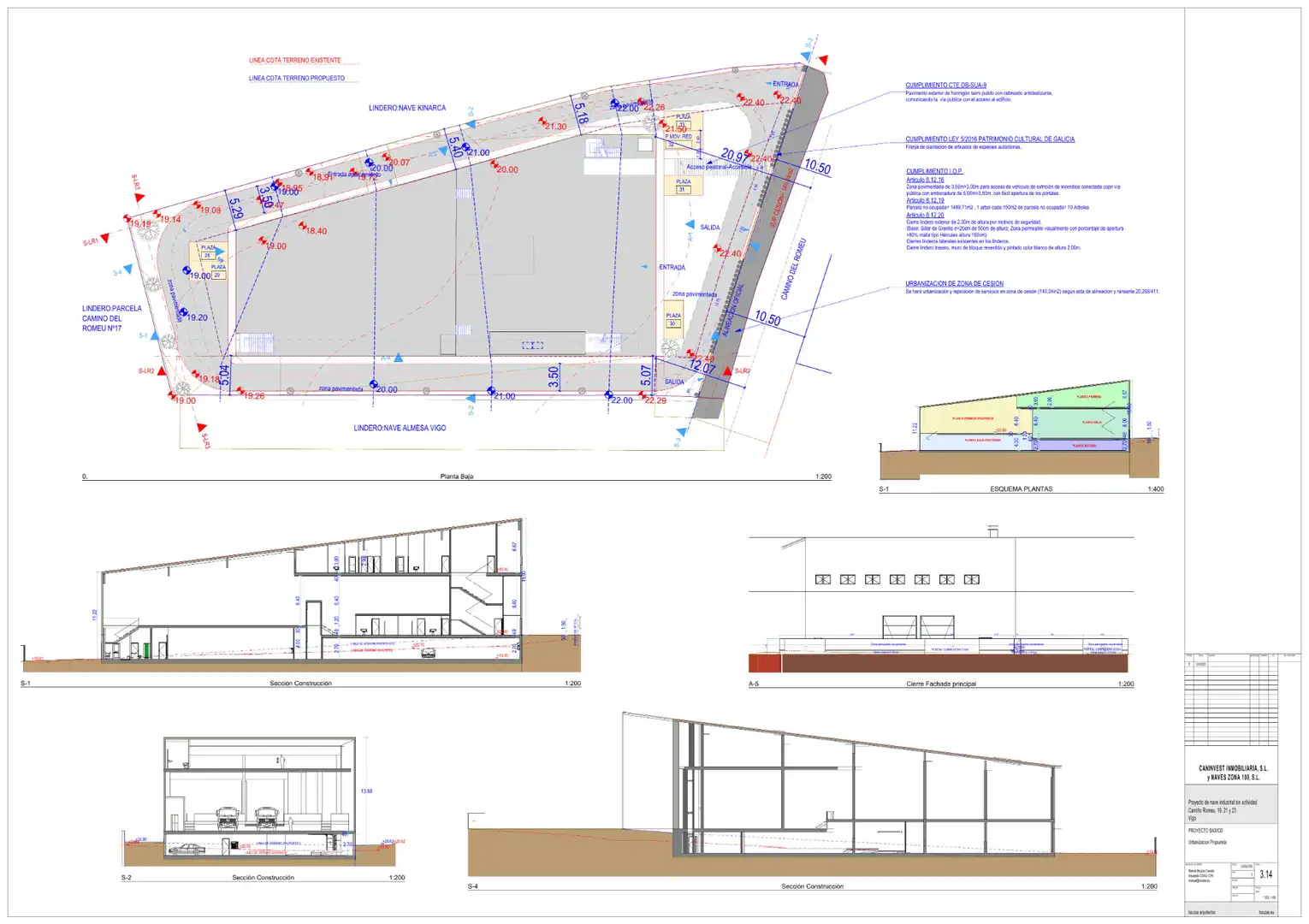 Terreno industrial en venta en Vigo 