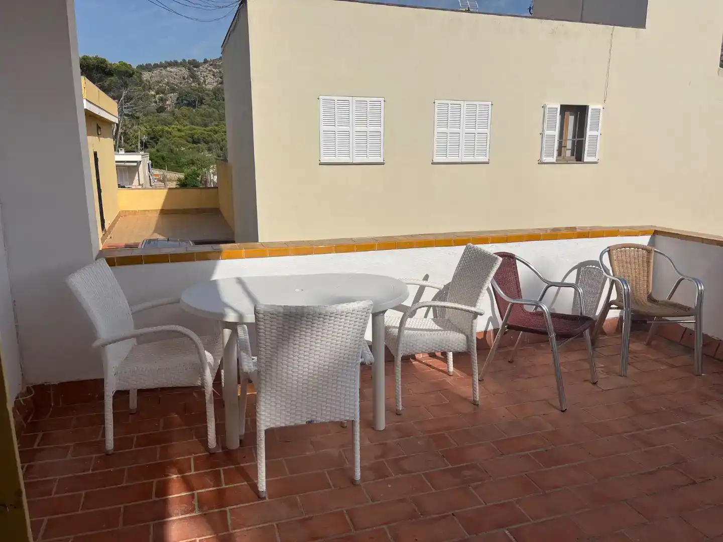 Terraza de Apartamento de alquiler en Andratx