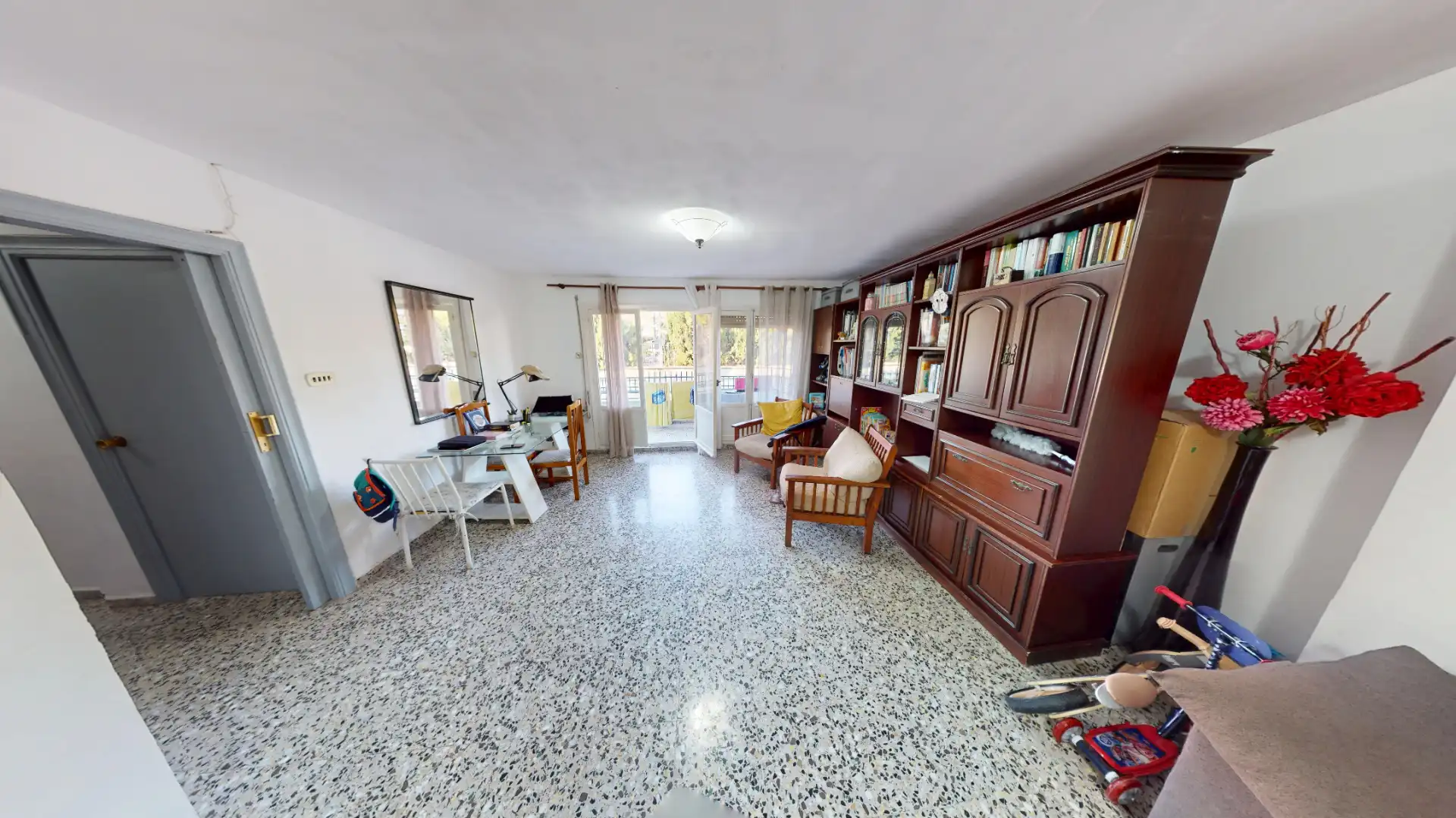 Wohnzimmer von Wohnung zum Verkauf in Alicante / Alacant mit Terrasse, Möbliert und Ofen