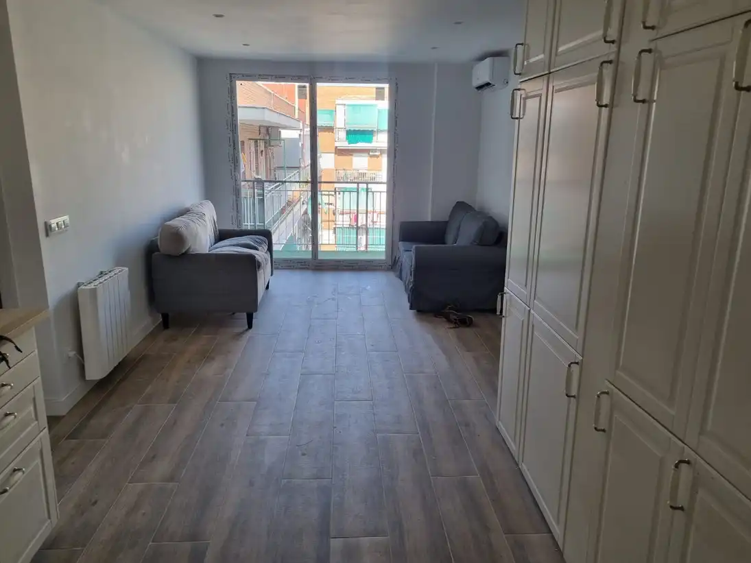 Balcony of Flat for sale in  Madrid Capital  with Air Conditioner, Heating and Terrace