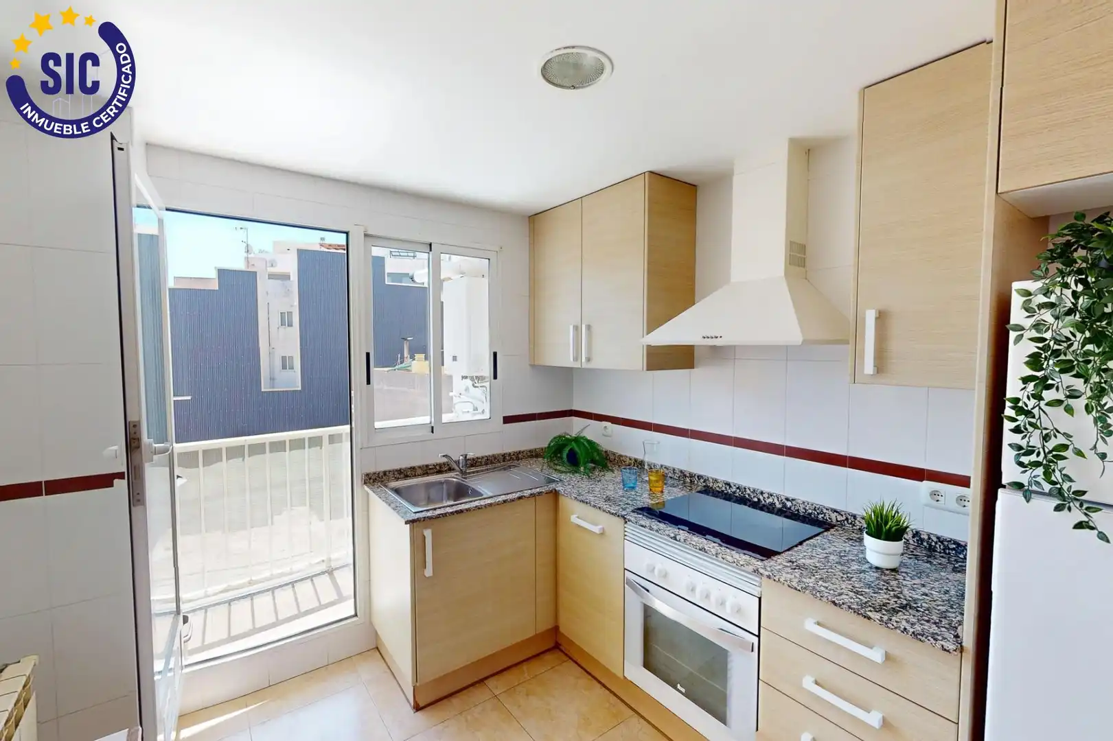 Küche von Wohnung zum Verkauf in Almazora / Almassora mit Heizung und Balkon