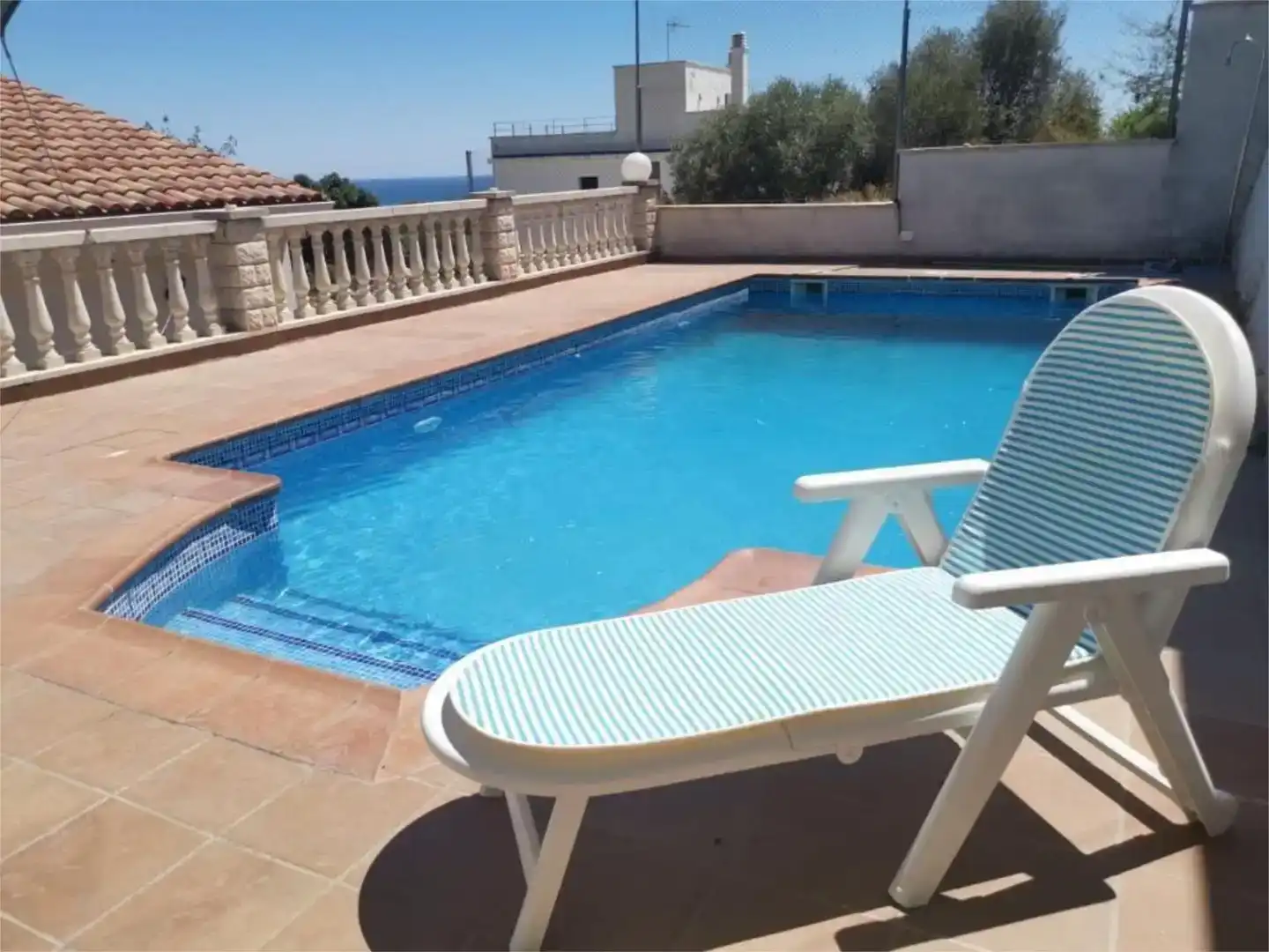 Piscina de Casa o xalet en venda en Calafell amb Aire condicionat, Piscina i Balcó