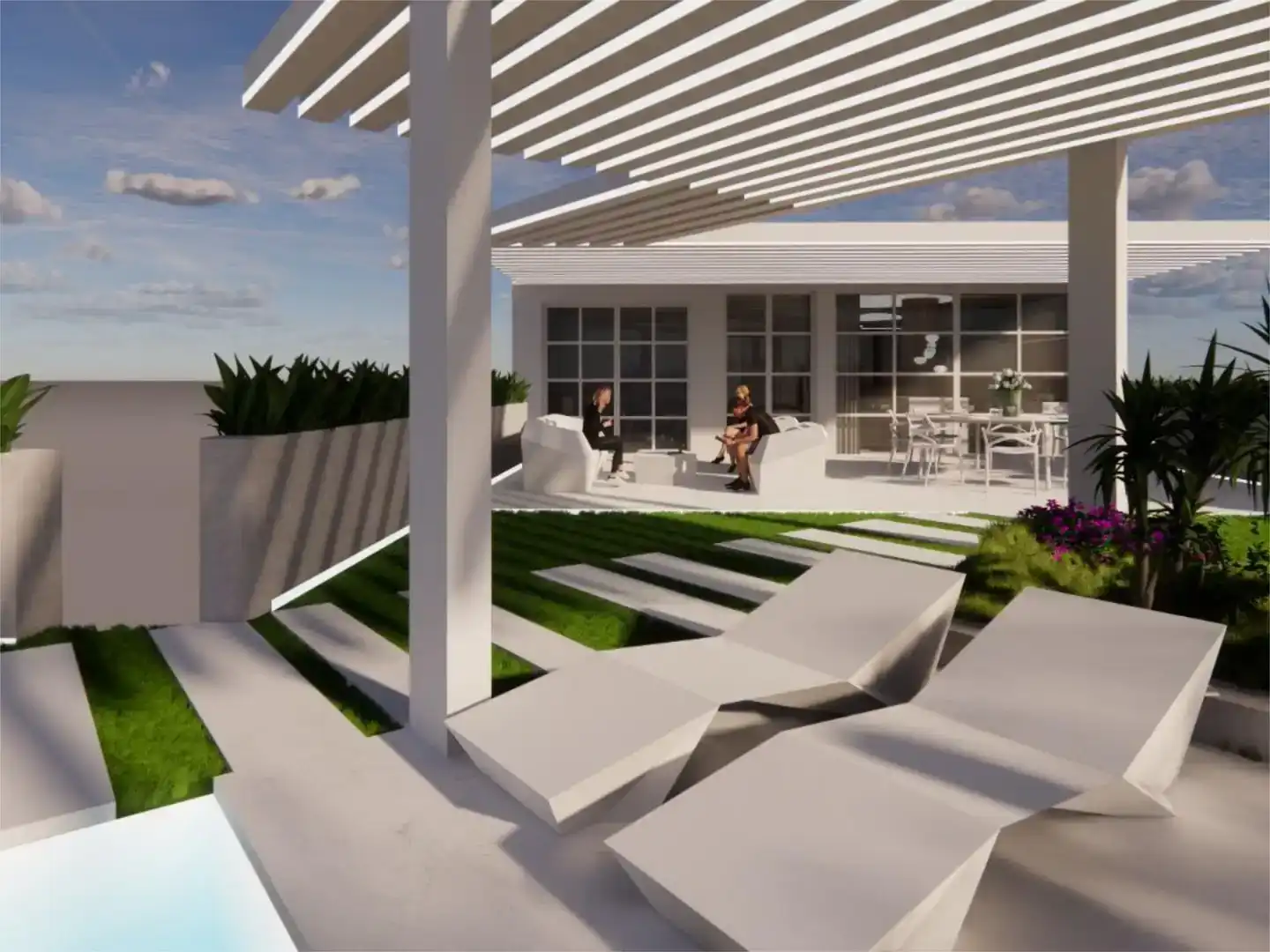 Terraza de Piso en venta en Murcia con Trastero y Piscina