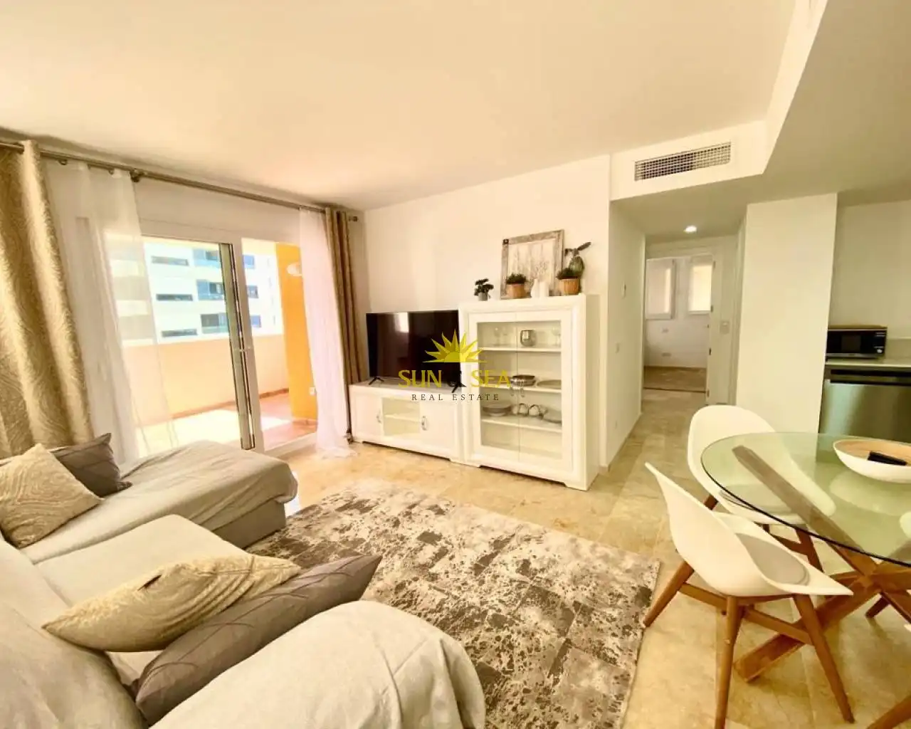 Living room of Apartments for rent in Torrevieja  with Air Conditioner, Heating and Terrace