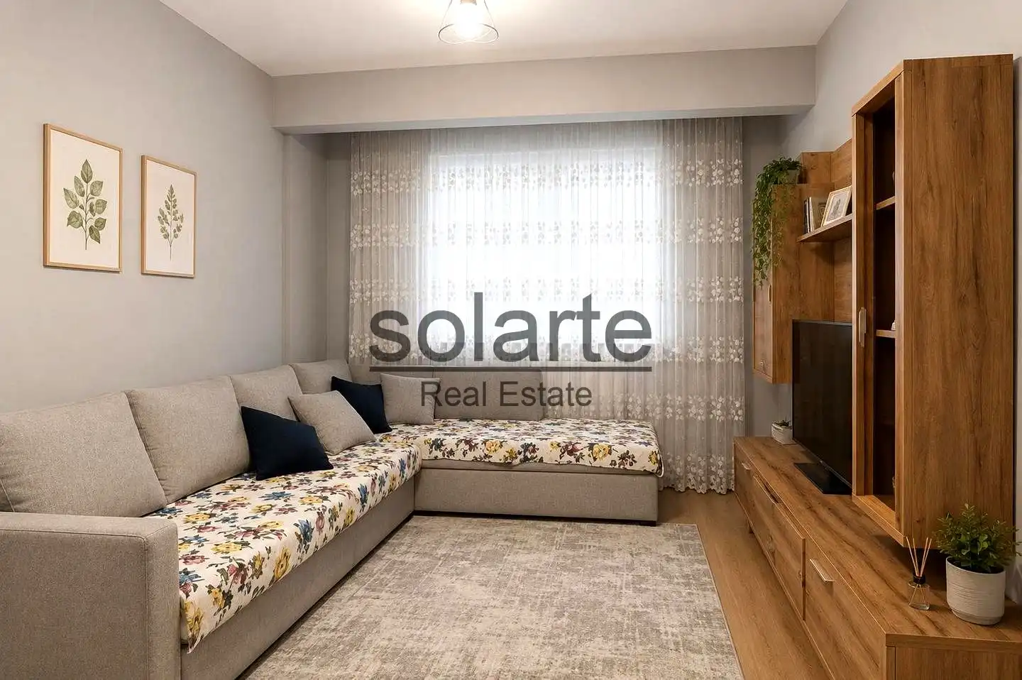 Sala de estar de Piso en venta en L'Hospitalet de Llobregat con Aire acondicionado, Parquet y Balcón