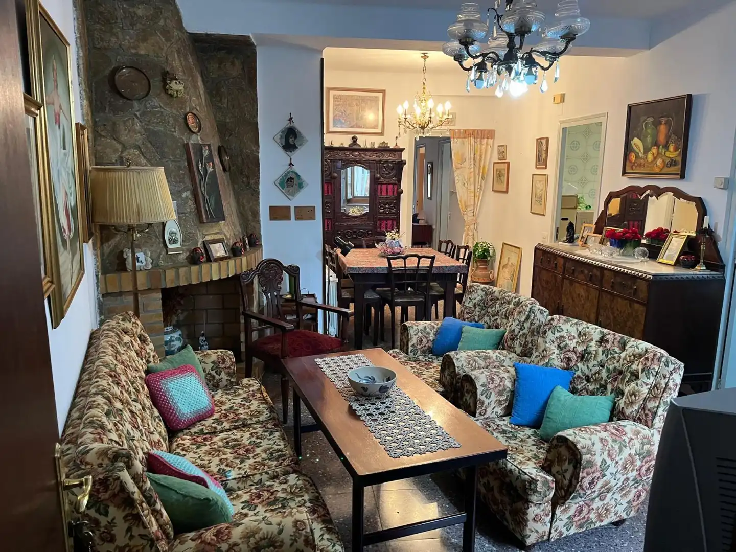 Sala d'estar de Finca rústica en venda en Guimerà amb Calefacció