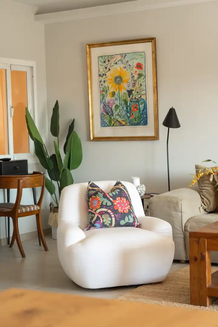 Sala de estar de Casa adosada en venta en Marbella con Aire acondicionado, Jardín privado y Terraza
