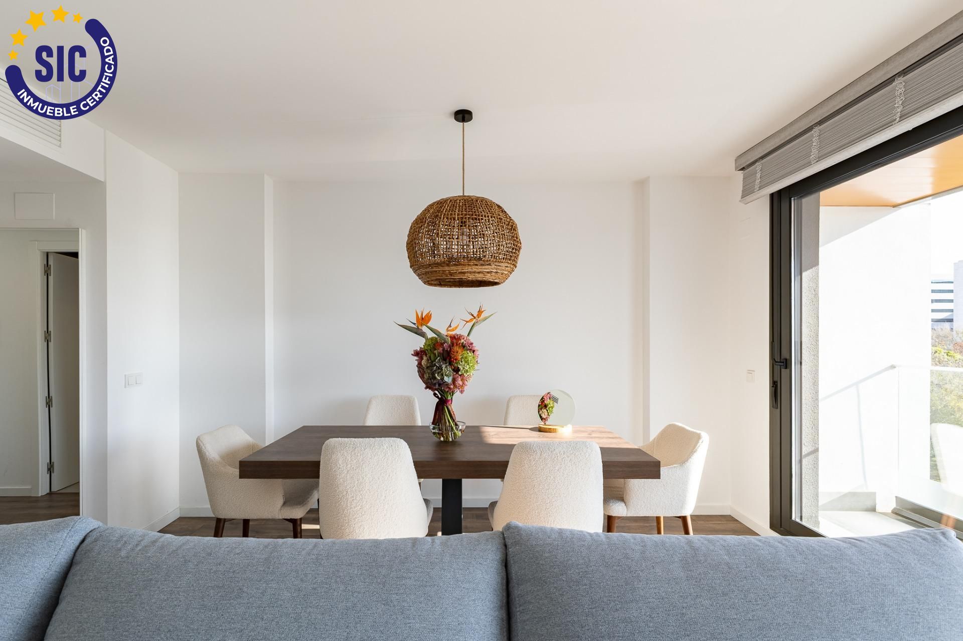 Dining room of Flat for sale in  Valencia Capital  with Air Conditioner, Terrace and Storage room