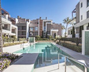 Exterior view of Flat for sale in Estepona  with Air Conditioner, Private garden and Terrace