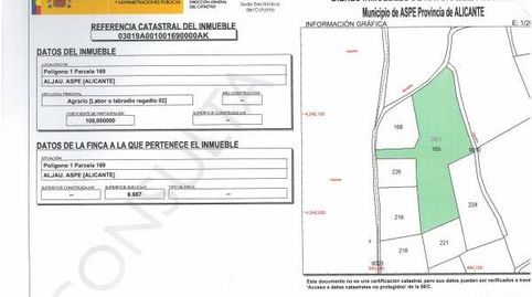 INMOBILIARIA SAN JOSE VILLAS AND HOUSES VENDE PARCELA EN ASPE