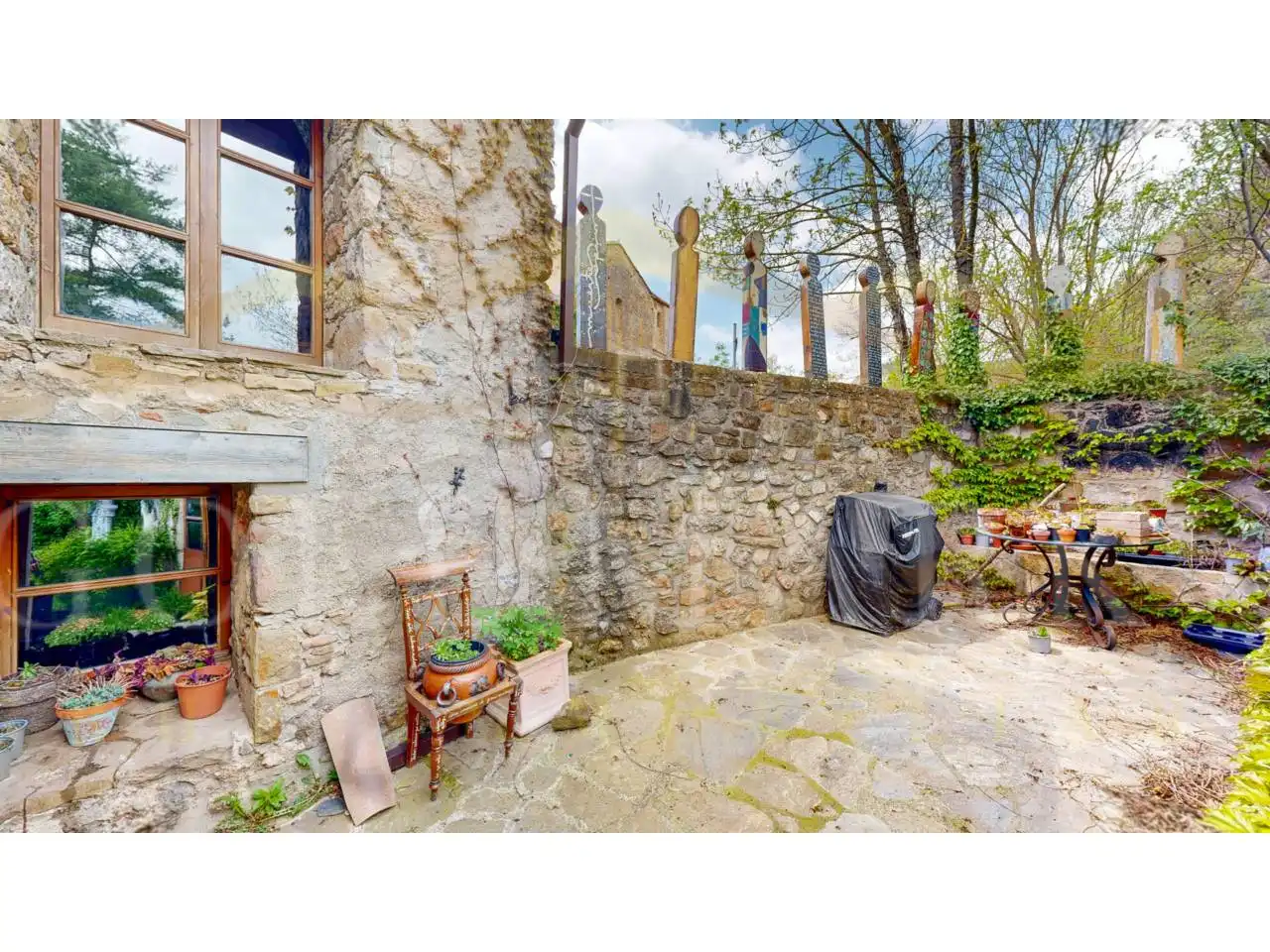Terraza de Finca rústica en venta en Sant Jaume de Frontanyà con Calefacción y Jardín privado