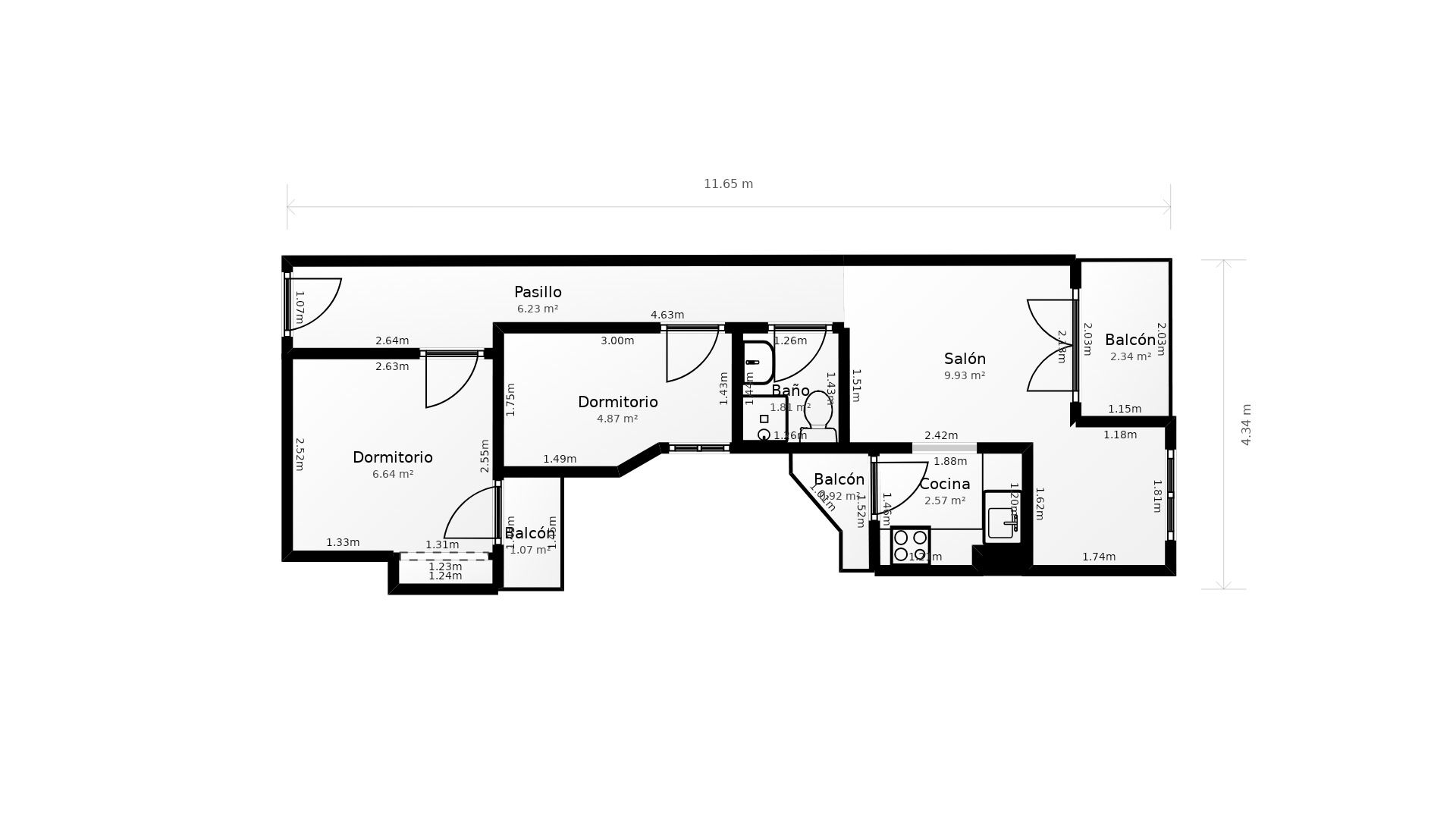 Pis de lloguer a Benalúa