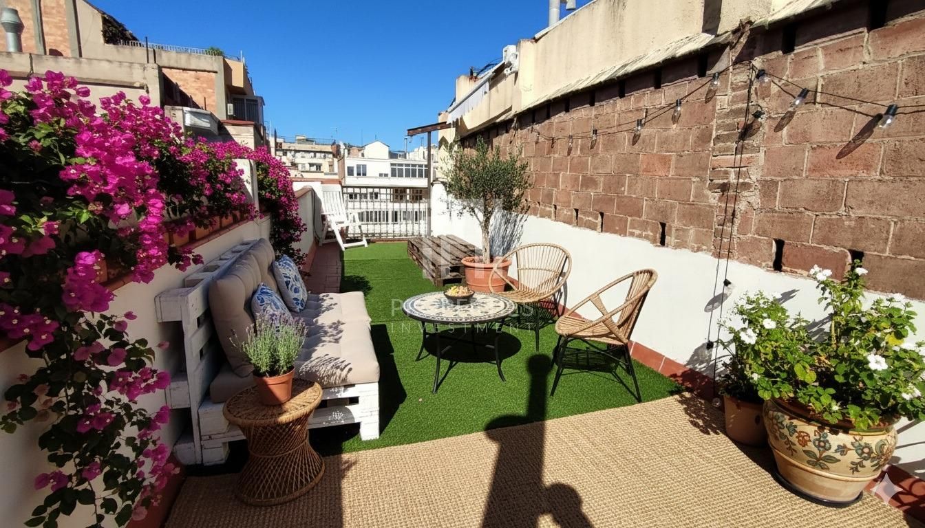 Terrassa de Pis en venda en  Barcelona Capital amb Aire condicionat, Calefacció i Parquet