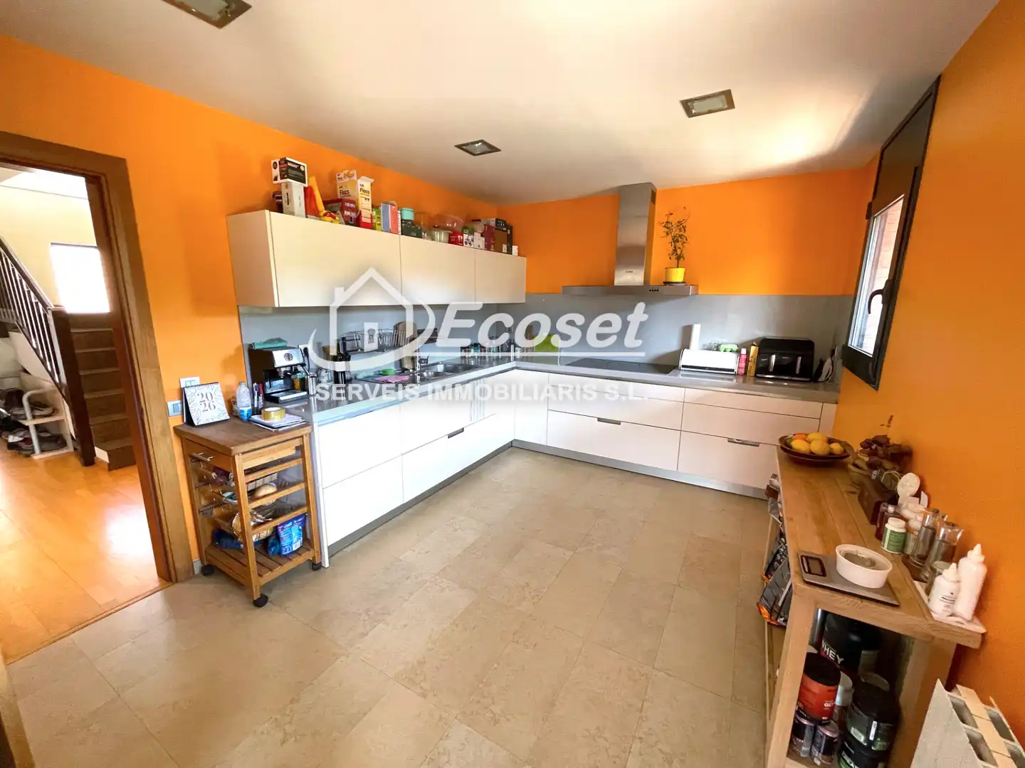 Cocina de Casa o chalet en venta en Cervelló con Calefacción, Jardín privado y Terraza
