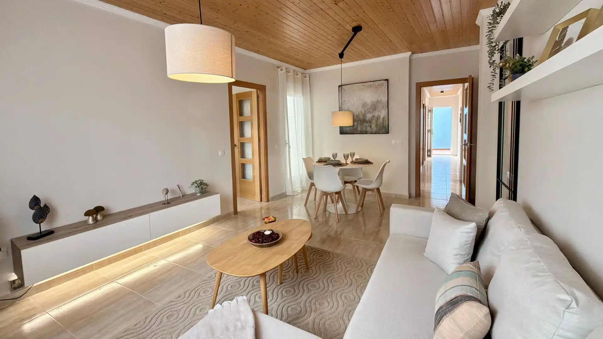 Living room of Flat for sale in Albocàsser  with Terrace