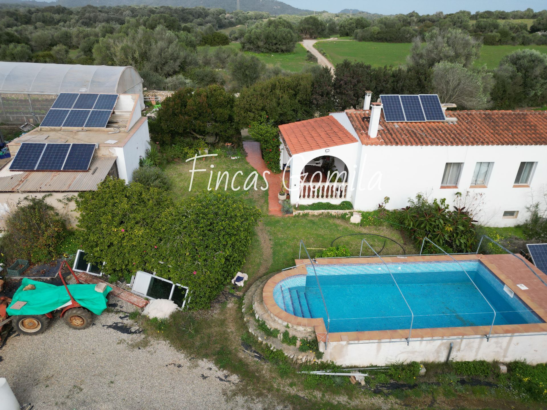 Swimming pool of Country homes for sale in Es Migjorn Gran  with Swimming Pool