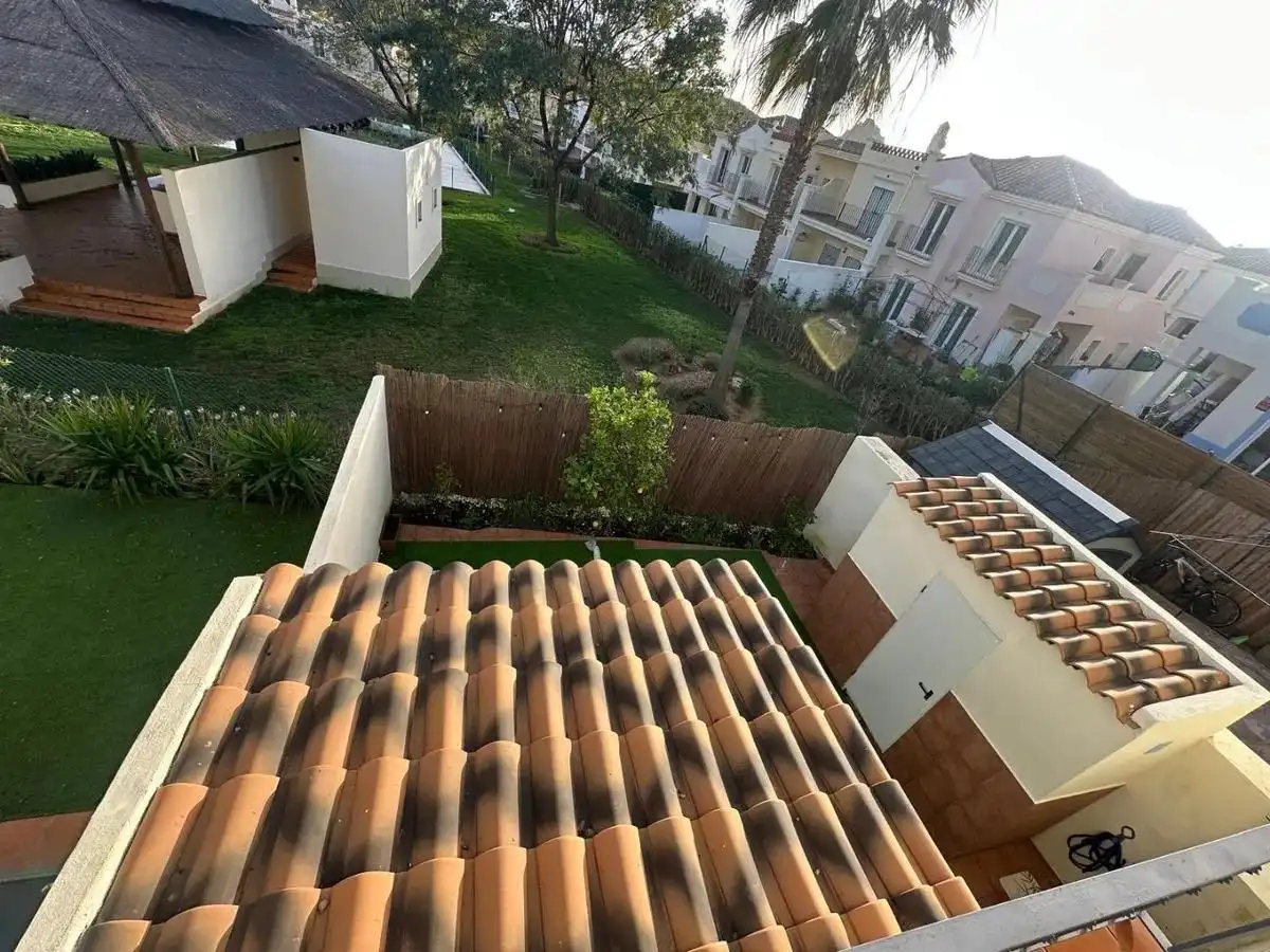 Terrassa de Casa adosada en venda en Ayamonte amb Aire condicionat, Calefacció i Jardí privat