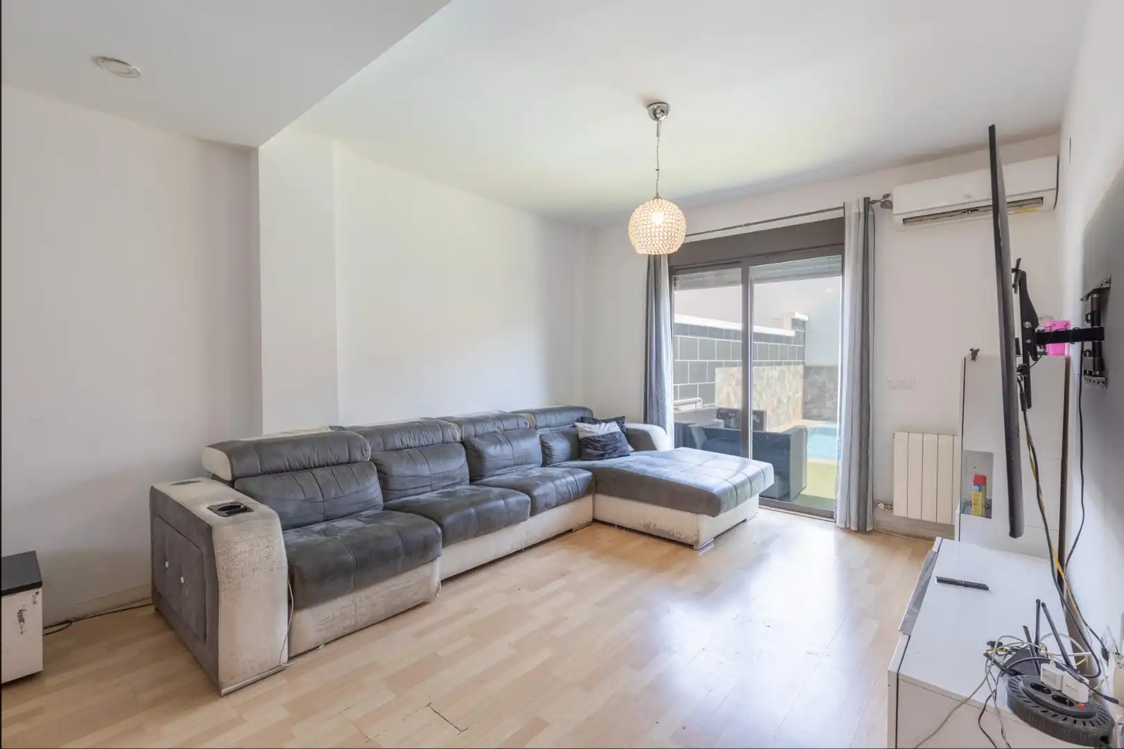 Sala de estar de Casa adosada en venta en Pulianas con Aire acondicionado, Calefacción y Terraza