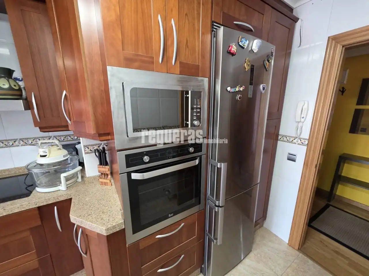 Kitchen of Flat for sale in Corvera de Asturias  with Heating, Storage room and Furnished