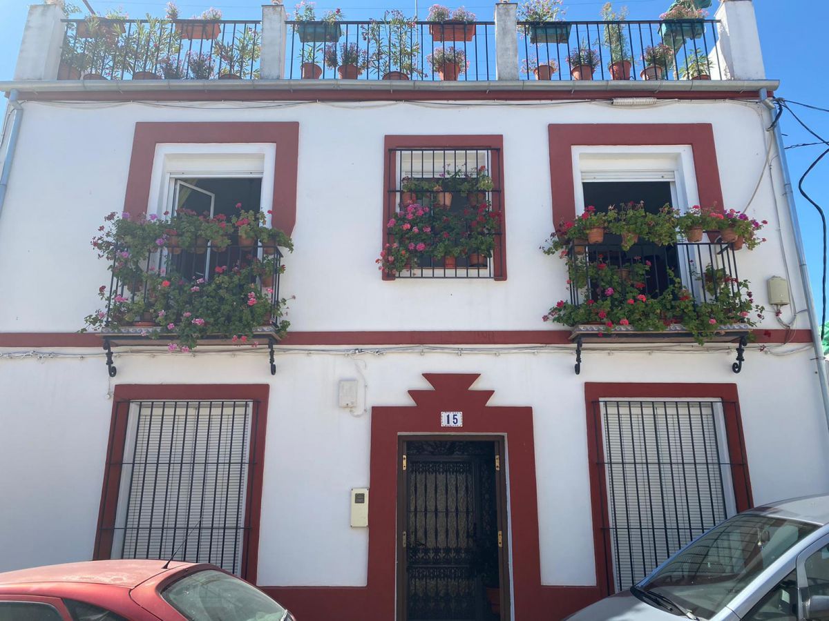 Vista exterior de Casa o xalet en venda en Peñaflor amb Aire condicionat, Calefacció i Terrassa