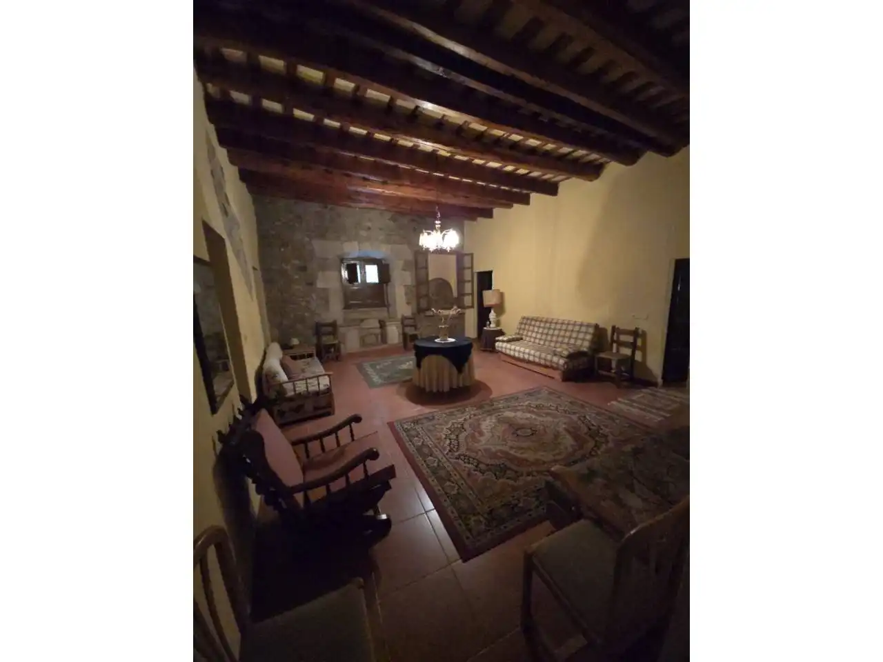 Sala d'estar de Casa o xalet en venda en Cervià de Ter amb Calefacció, Jardí privat i Terrassa