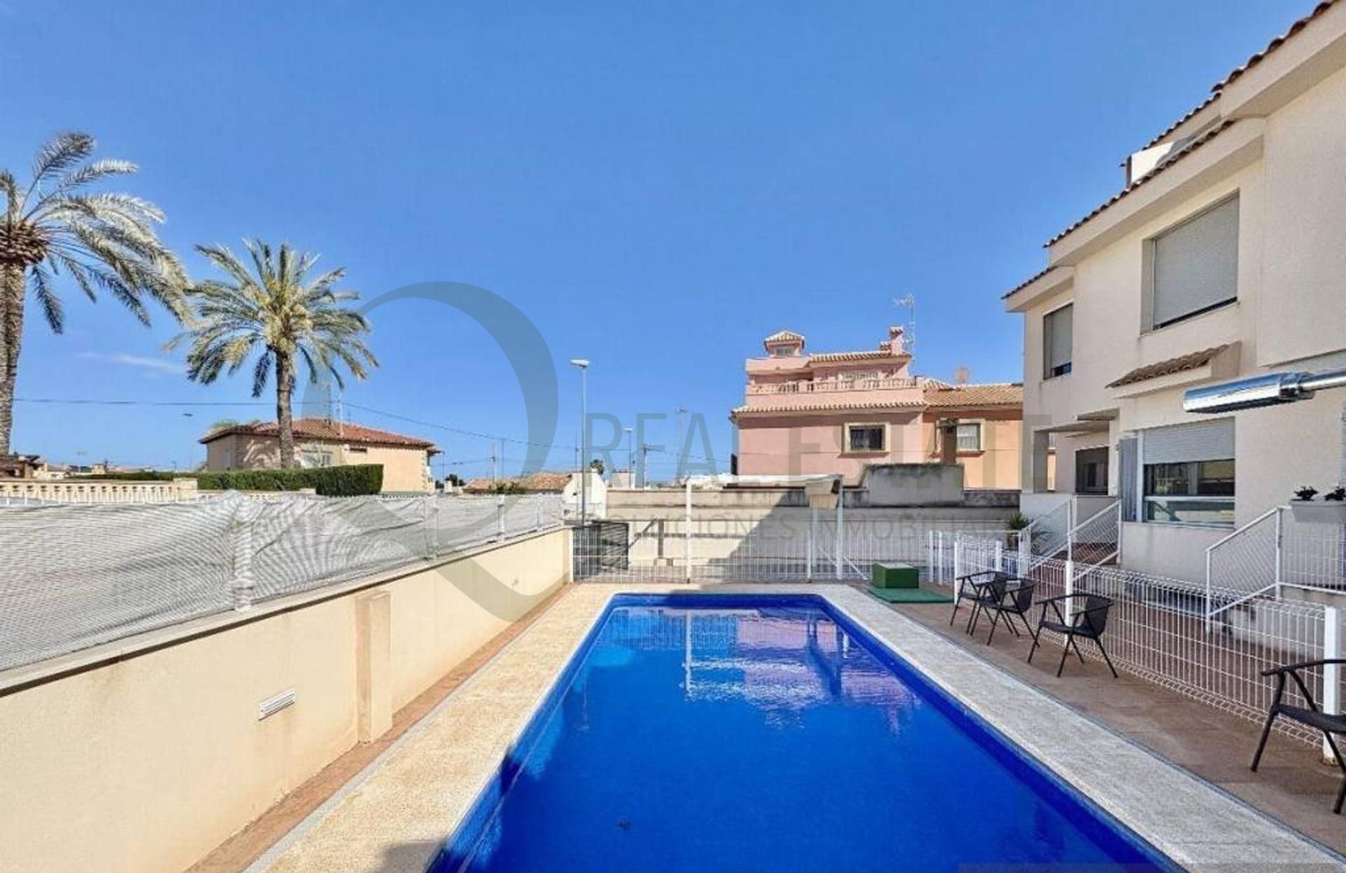 Swimming pool of Single-family semi-detached for sale in El Campello  with Heating, Private garden and Terrace