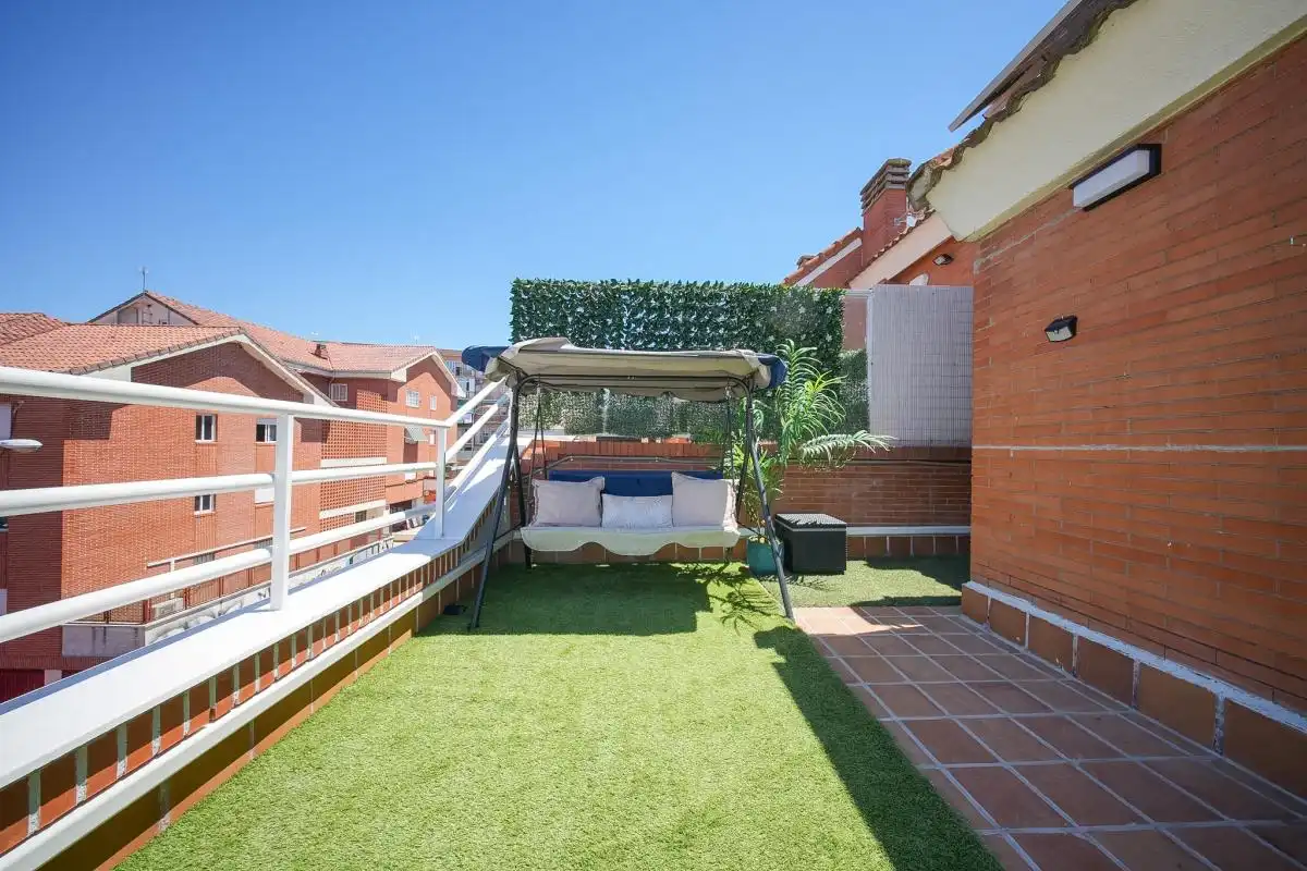 Terrassa de Casa o xalet en venda en Algete amb Aire condicionat, Calefacció i Jardí privat