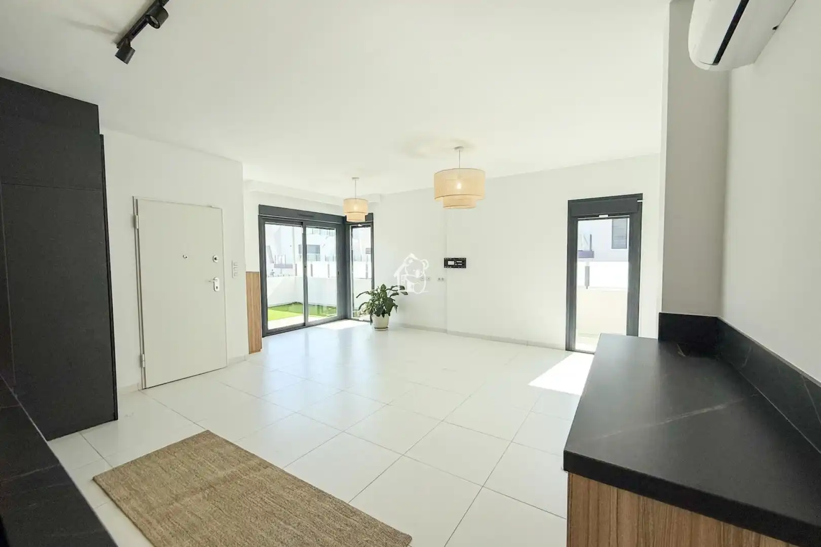 Wohnzimmer von Wohnungen zur Miete in San Miguel de Salinas mit Klimaanlage, Privatgarten und Terrasse