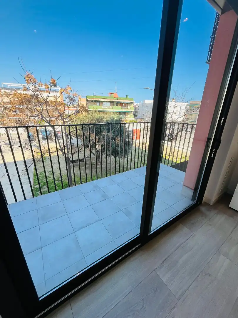 Balcony of Flat for sale in Cubelles  with Air Conditioner, Parquet flooring and Terrace