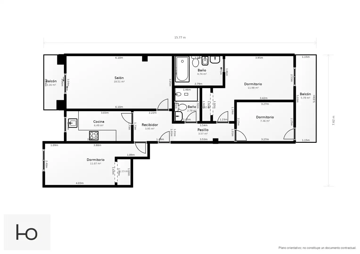 Appartement avec terrasse à vendre à Centre, imagen 53