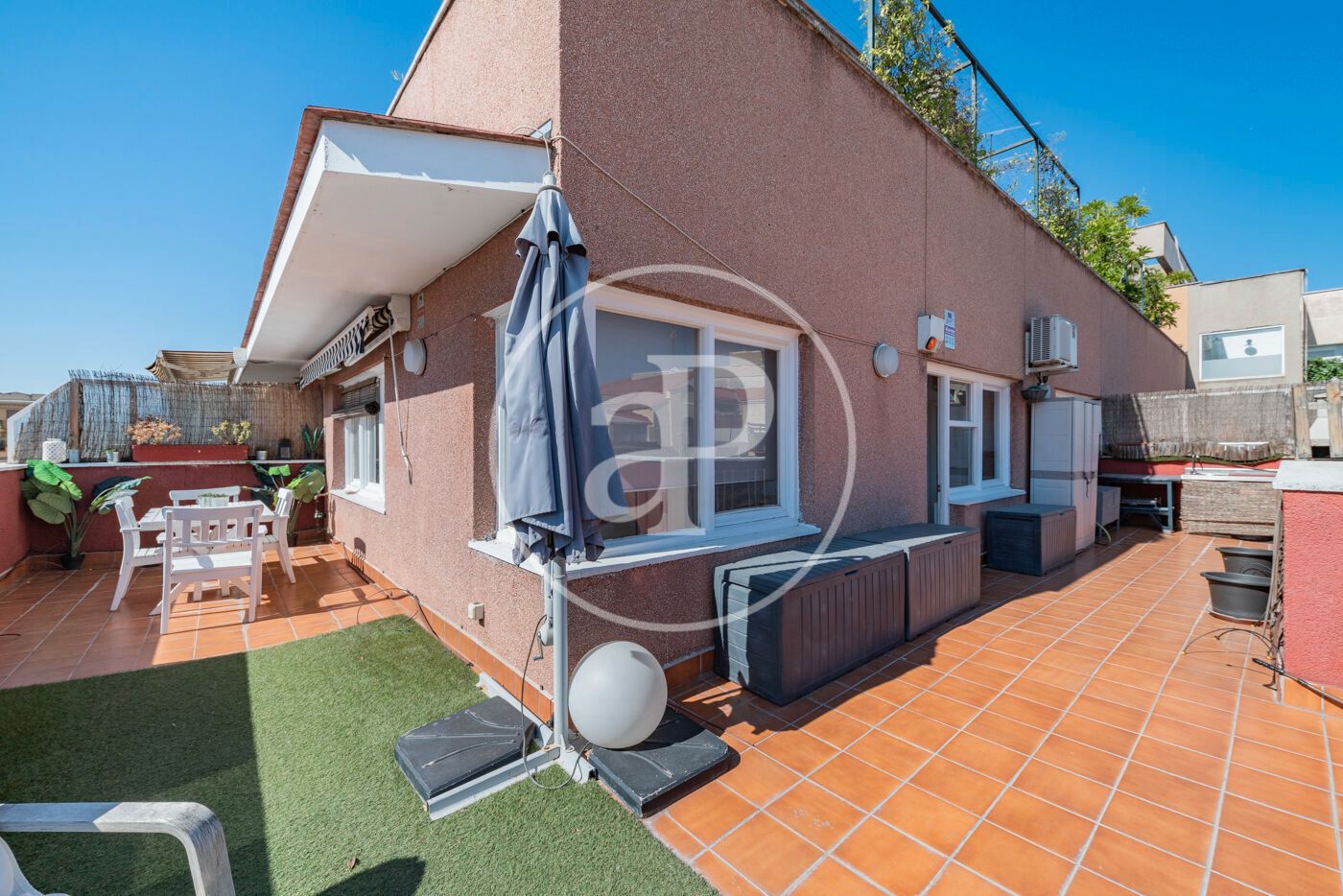Terrace of Flat to rent in  Madrid Capital  with Air Conditioner, Heating and Terrace