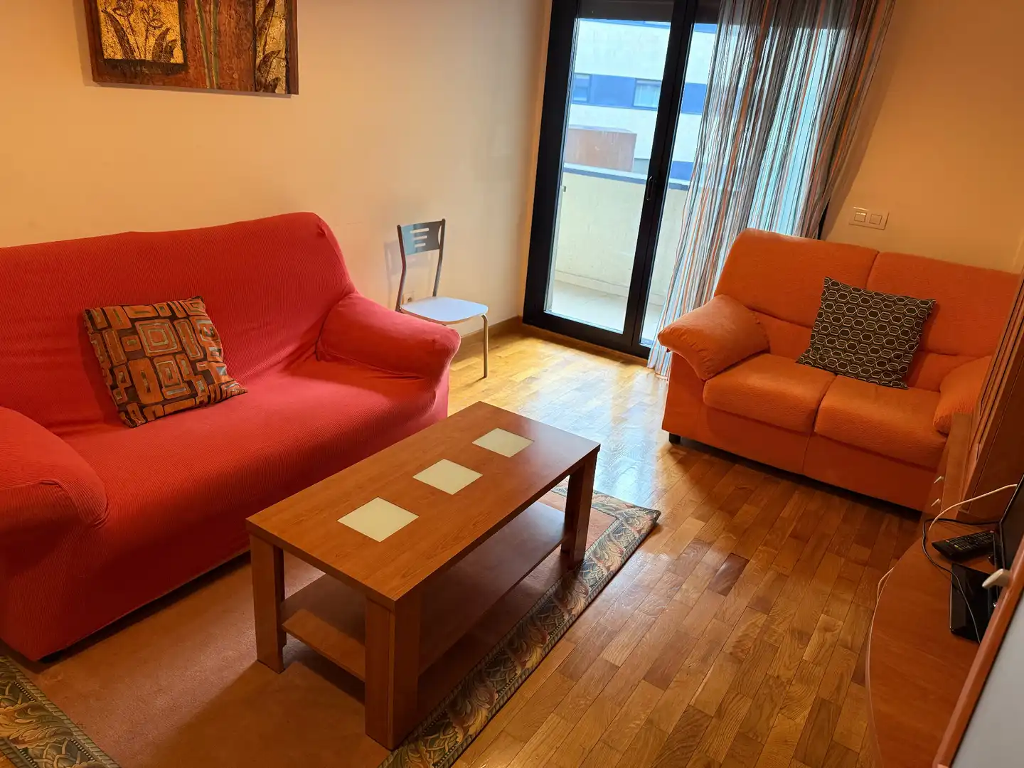 Sala de estar de Apartamento en venta en León Capital  con Calefacción, Parquet y Terraza