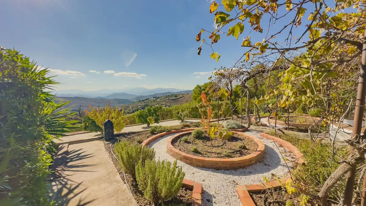 Terrassa de Finca rústica en venda en Villanueva de la Concepción amb Aire condicionat, Jardí privat i Terrassa