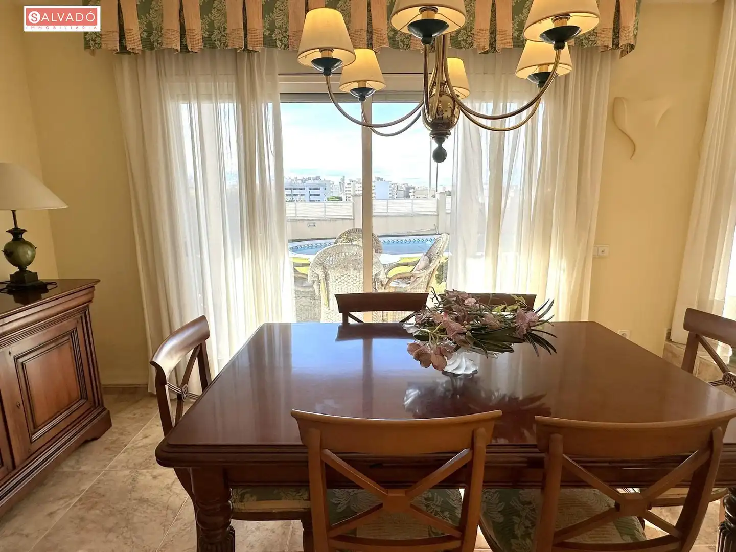 Dining room of Houses for sale in Calafell  with Air Conditioner, Heating and Private garden