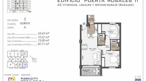 Foto 2 de Apartamento en venta en Valdepasillas - La Paz - Huerta Rosales, Badajoz Capital