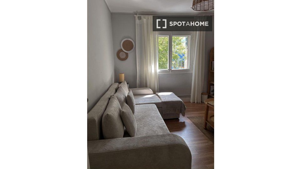 Bedroom of Flat to rent in  Barcelona Capital  with Air Conditioner, Heating and Furnished