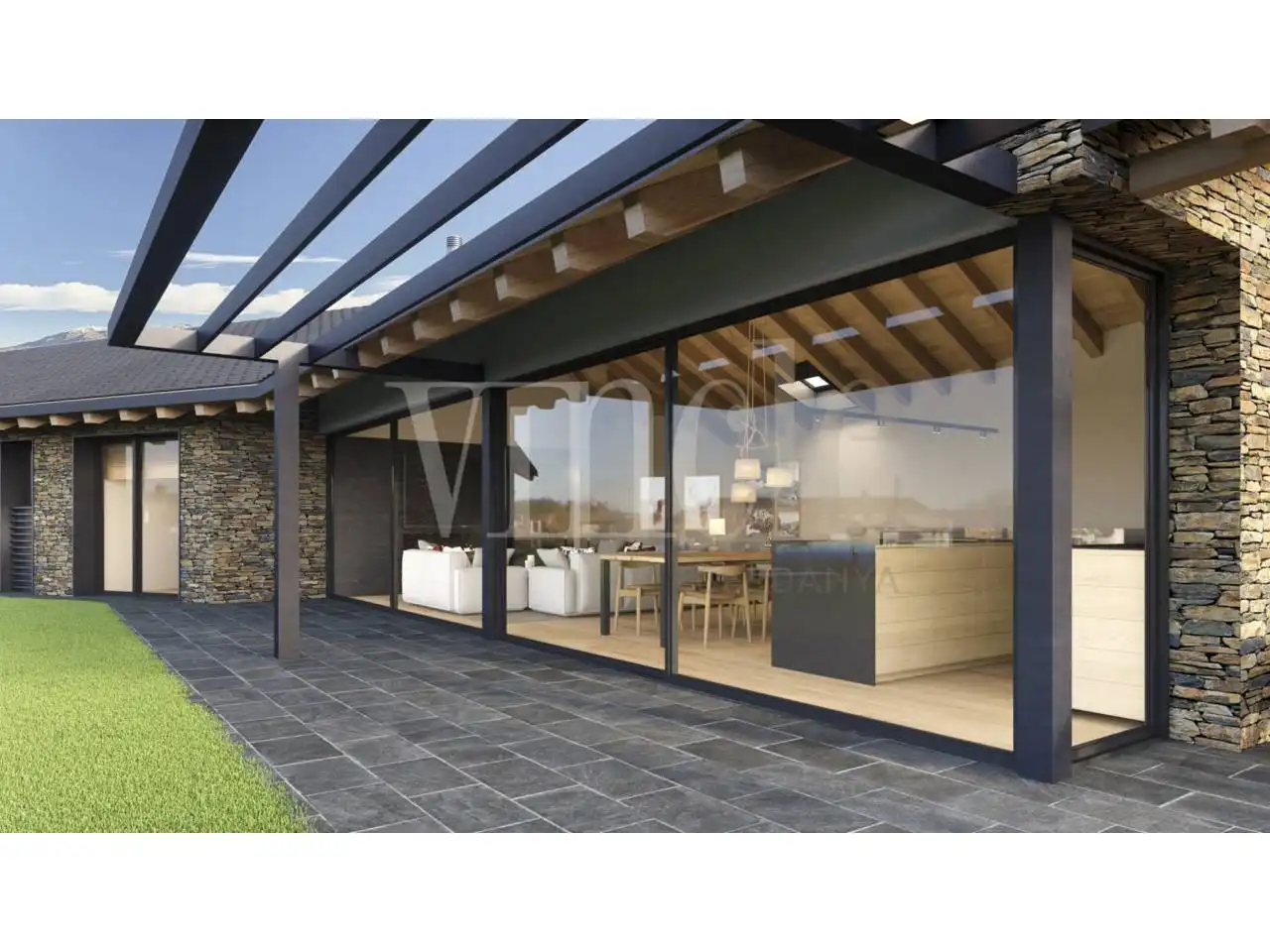 Terraza de Casa o chalet en venta en Ger con Calefacción, Jardín privado y Parquet