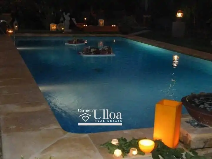 Piscina de Casa o xalet en venda en Alicante / Alacant amb Jardí privat, Terrassa i Traster