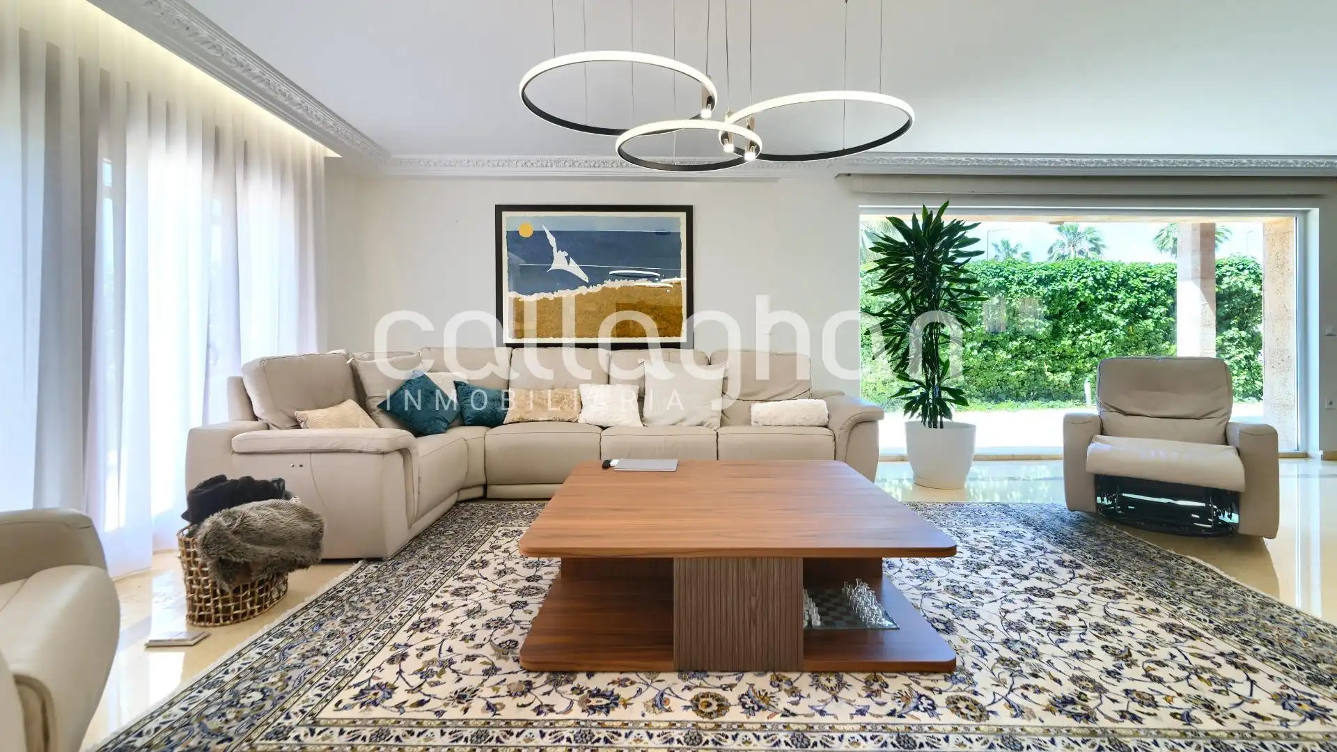 Sala d'estar de Casa o xalet en venda en Burriana / Borriana amb Aire condicionat, Calefacció i Jardí privat