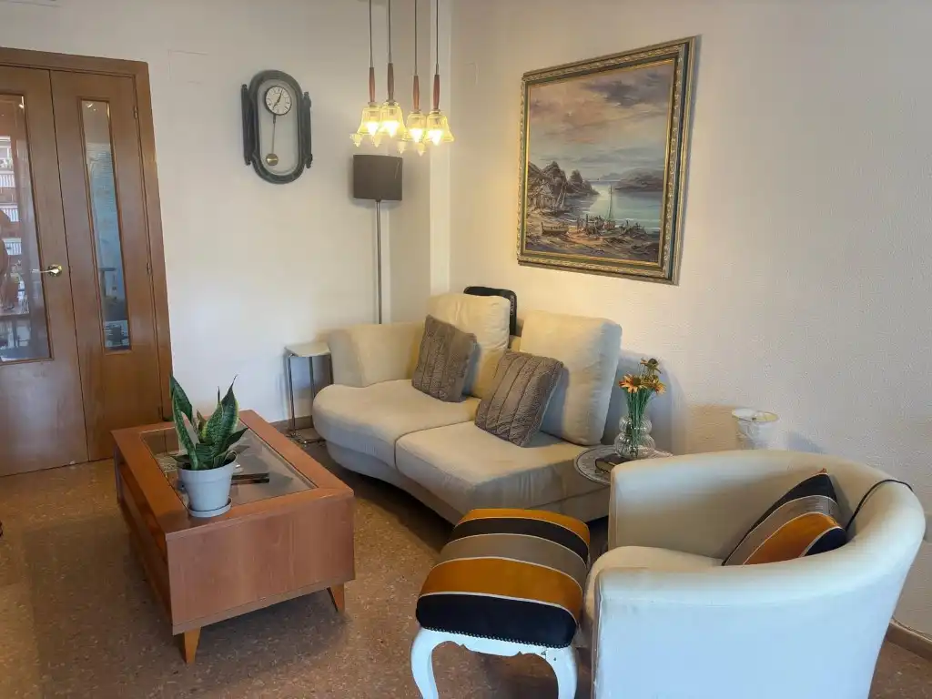 Sala d'estar de Pis de lloguer en Paterna amb Aire condicionat, Calefacció i Terrassa