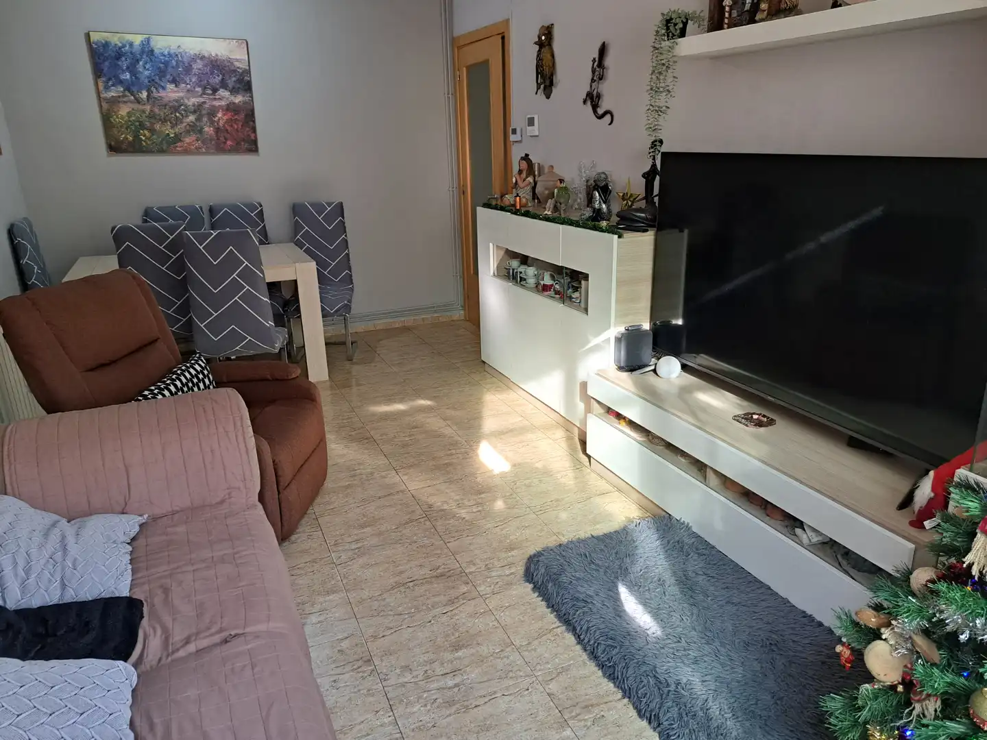 Sala d'estar de Pis en venda en Piera amb Aire condicionat i Terrassa