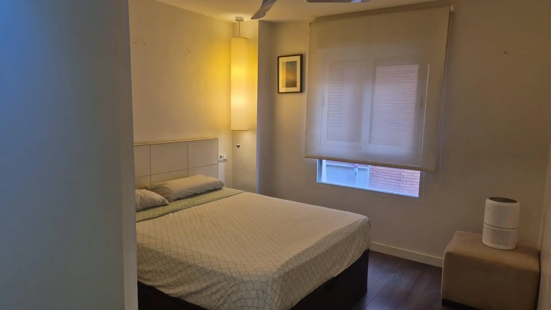 Schlafzimmer von Wohnung zur Miete in Murcia mit Klimaanlage, Heizung und Privatgarten