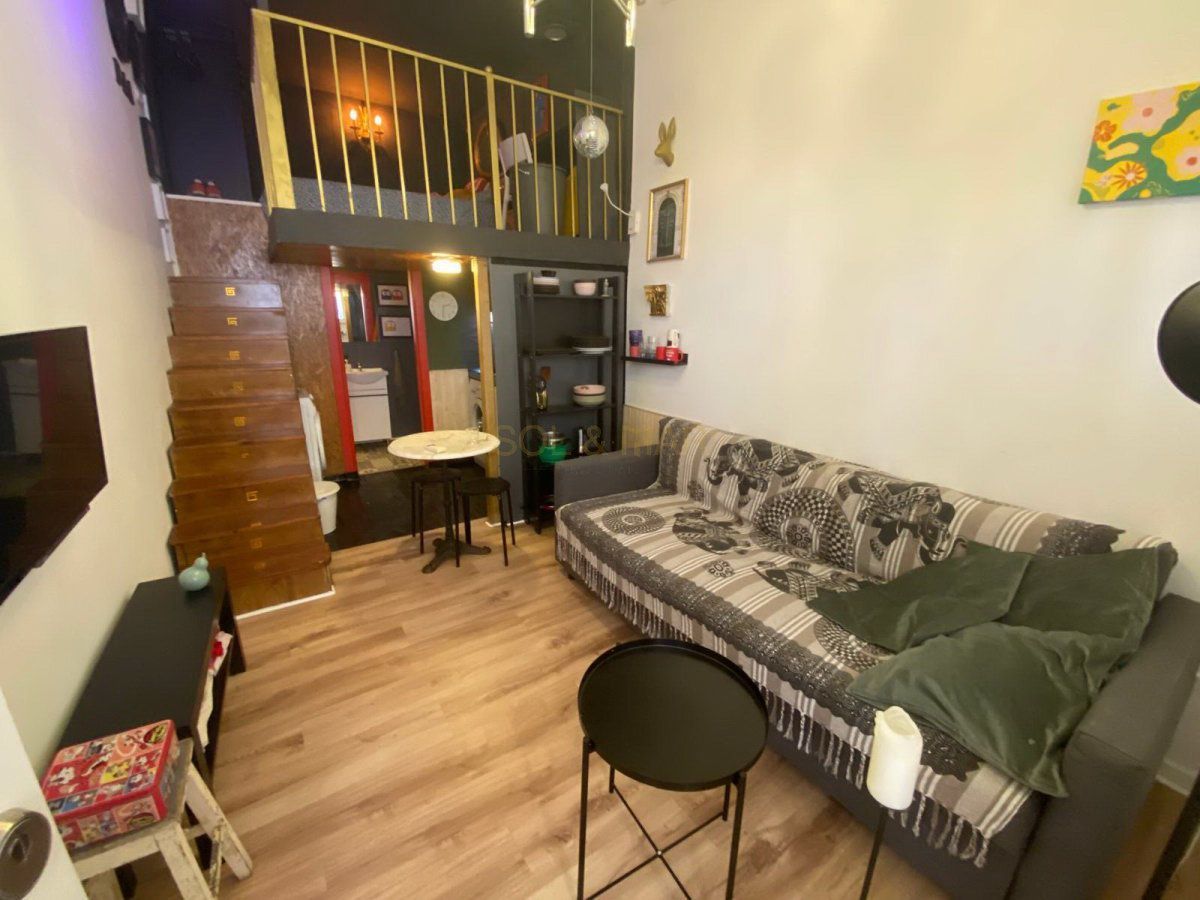 Sala de estar de Estudio de alquiler en Torremolinos