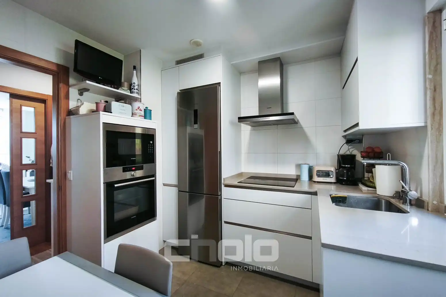 Cocina de Piso en venta en Lugo con Calefacción, Trastero y Amueblado
