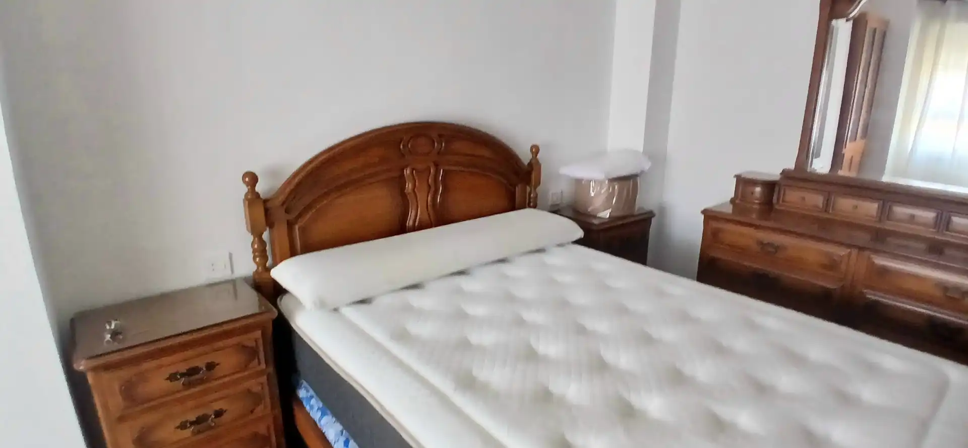 Bedroom of Flat for rent in Almería  with Air Conditioner, Terrace and Furnished
