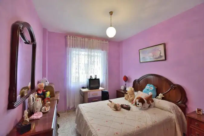 Schlafzimmer von Wohnung zur Miete in Ronda mit Möbliert