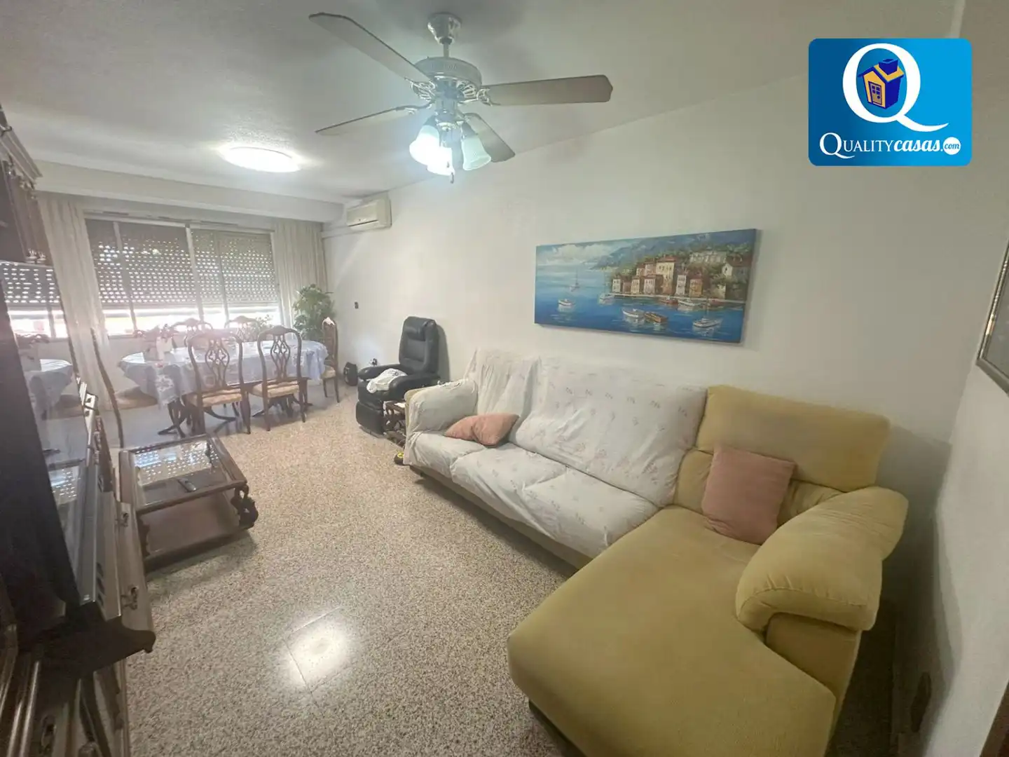 Sala de estar de Piso en venta en Alicante / Alacant con Aire acondicionado y Calefacción