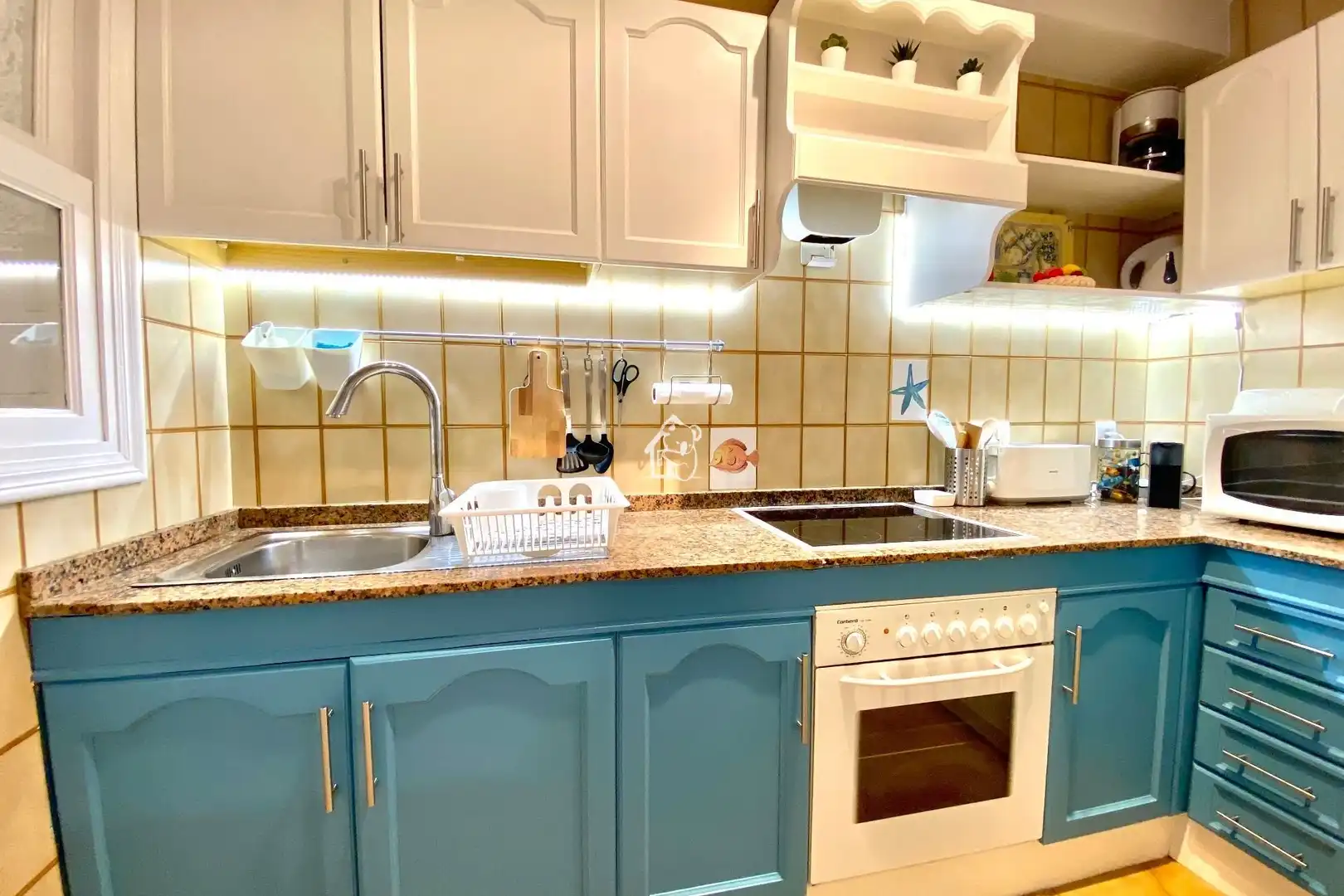 Kitchen of Flat for rent in Orihuela  with Air Conditioner, Terrace and Swimming Pool