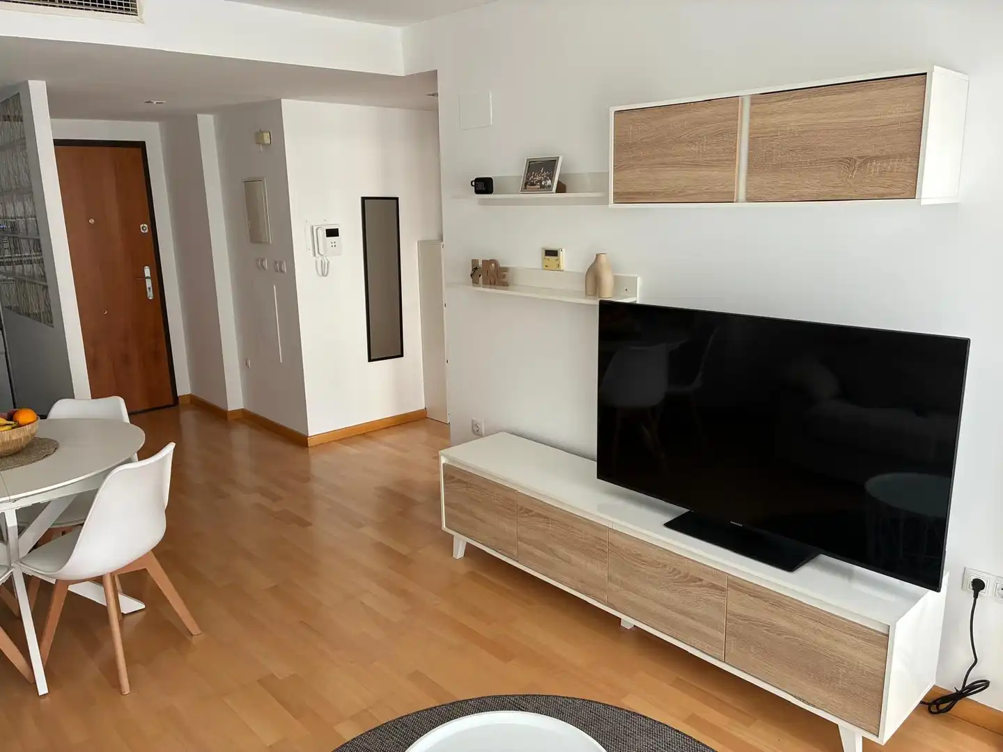 Sala d'estar de Pis de lloguer en Castellón de la Plana / Castelló de la Plana amb Parquet